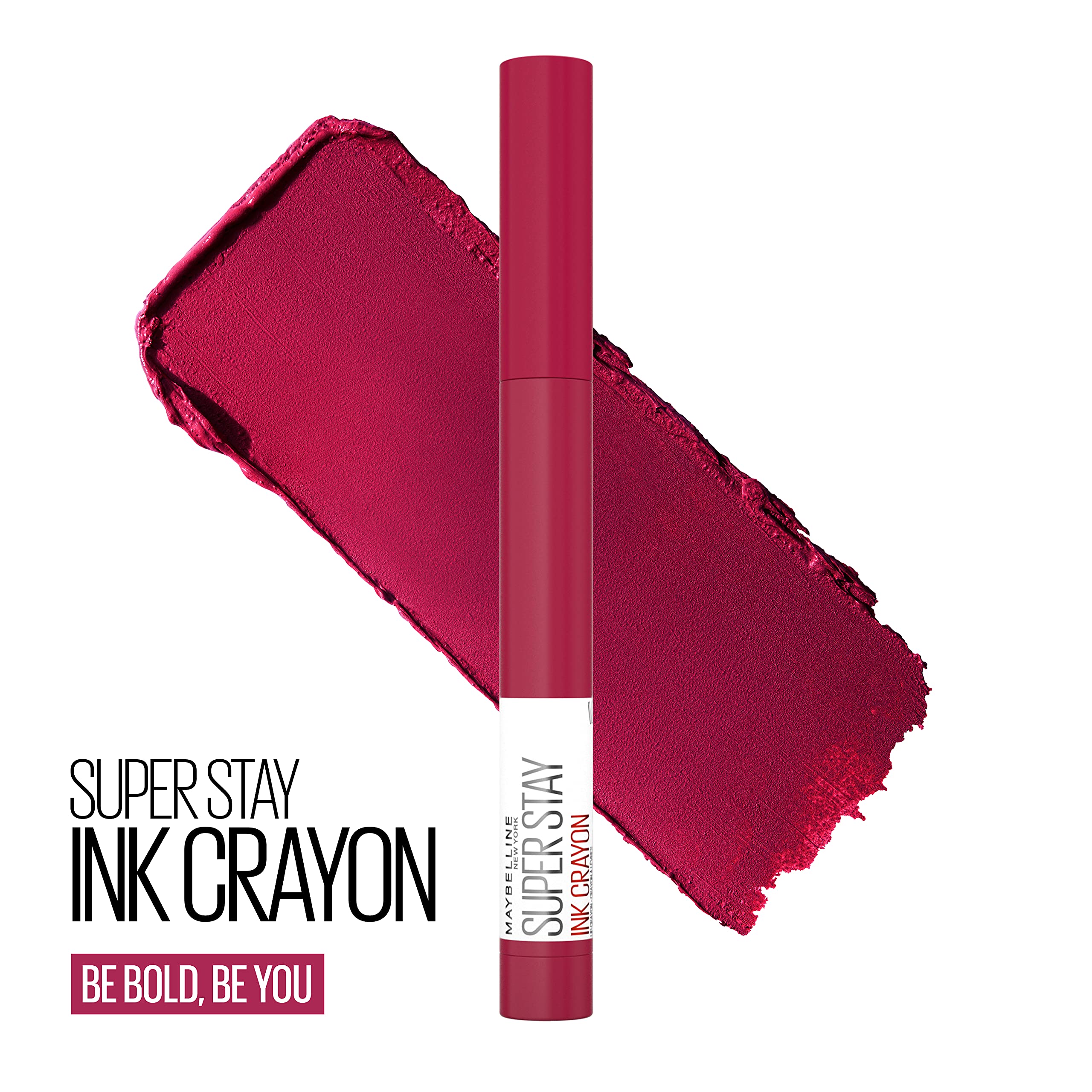 Maybelline crayón labial mate con afilador integrado para trazos precisos