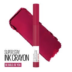 Maybelline crayón labial mate con afilador integrado para trazos precisos