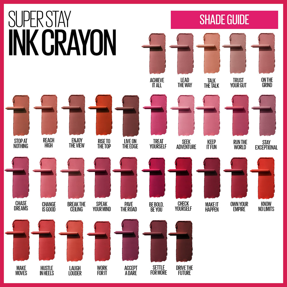 Maybelline crayón labial mate para un look completo en una pasada