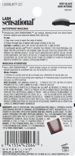 Maybelline Lash Sensational aplicación sin grumos para un look definido