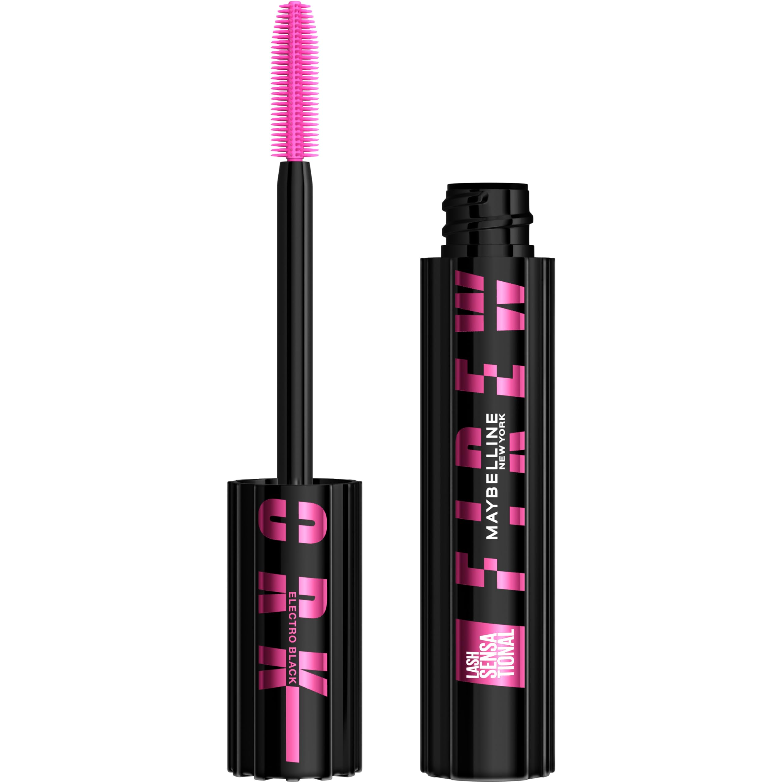 Maybelline Lash Sensational Firework con cepillo flex para elevar pestañas y definición