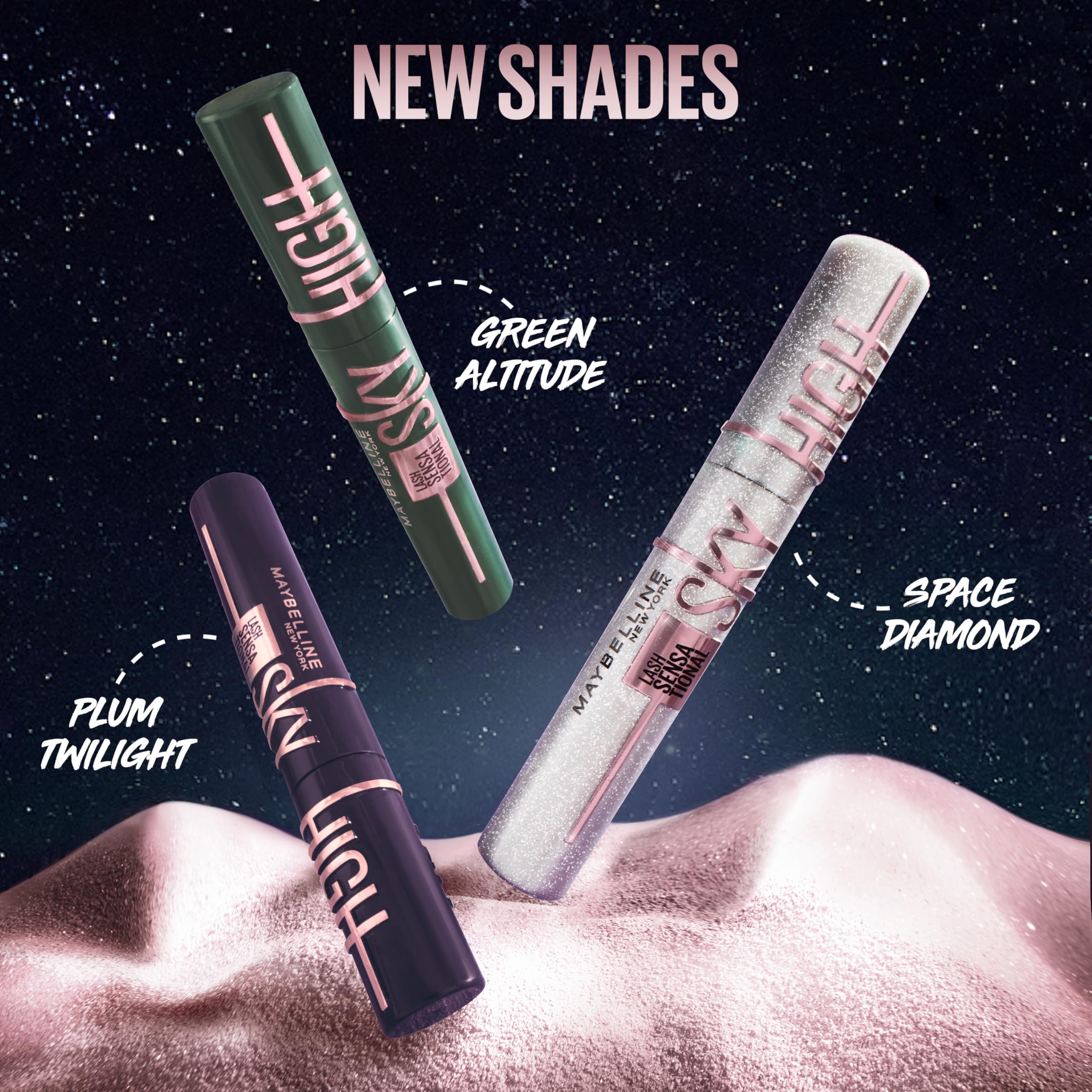 Maybelline Lash Sensational Sky High, burdeos-niebla, aporta profundidad sutil al look.