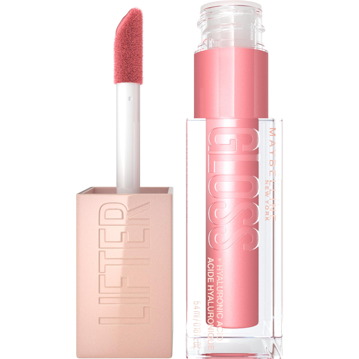 Maybelline Lifter Gloss brinda brillo hidratante para labios suaves y jugosos.
