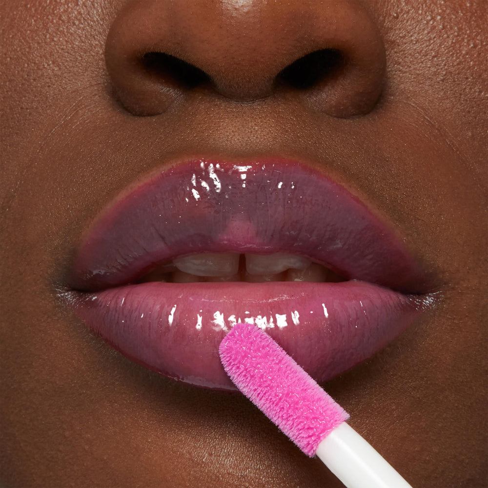 Maybelline Lifter Gloss Plump packaging box design.