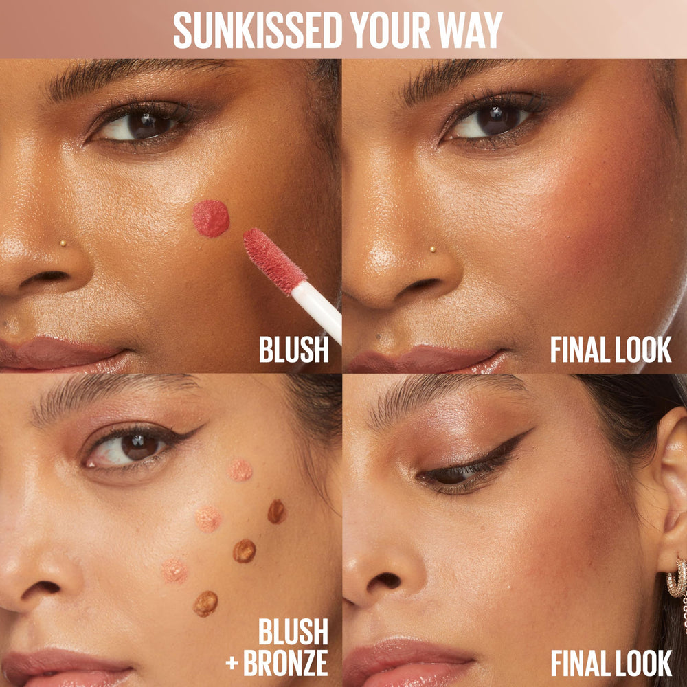 Duración de hasta 12 horas de Maybelline Sunkisser sin retoques.