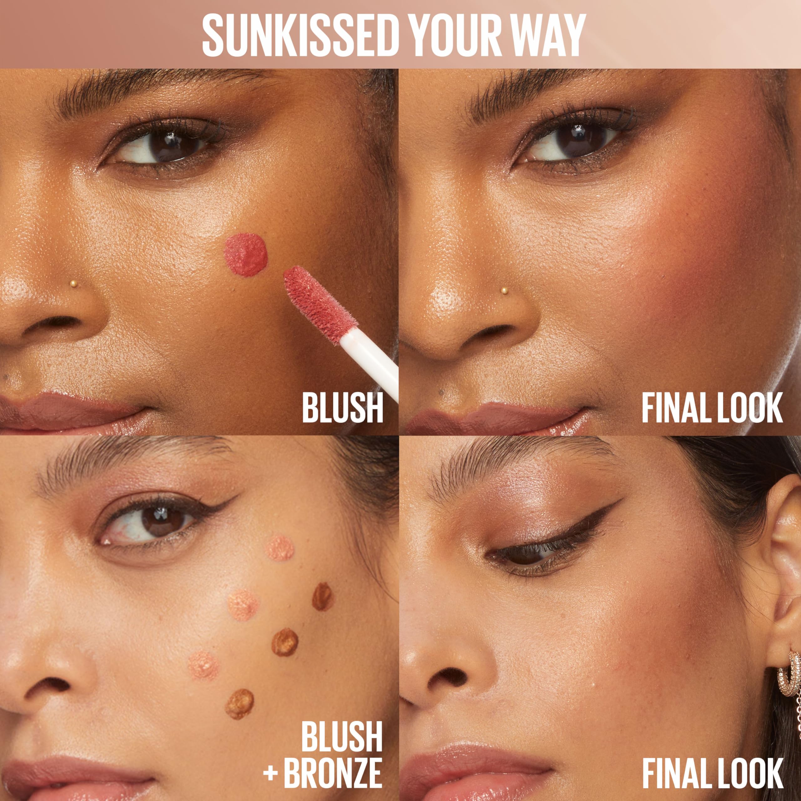 Maybelline Sunkisser textura líquida difuminable para capas ajustables