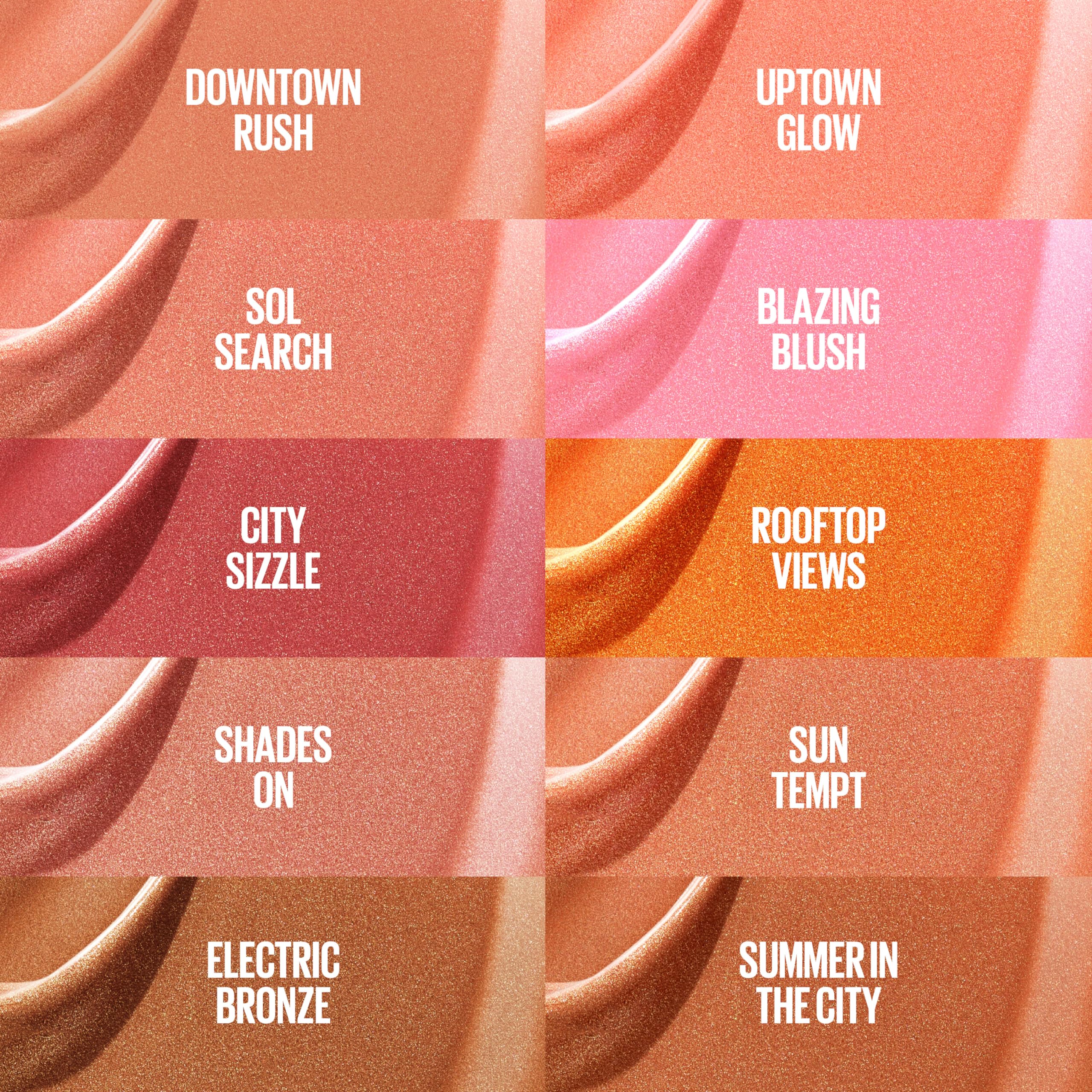 Fórmula con vitamina E de Maybelline Sunkisser para la piel.