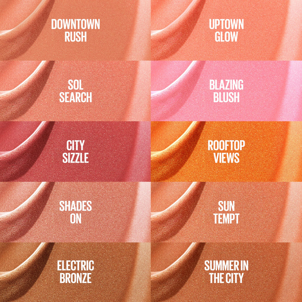 Fórmula con vitamina E de Maybelline Sunkisser para la piel.
