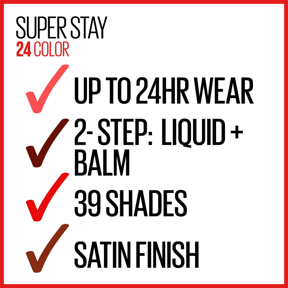 Maybelline Super Stay 24; retirada fácil con desmaquillante suave.