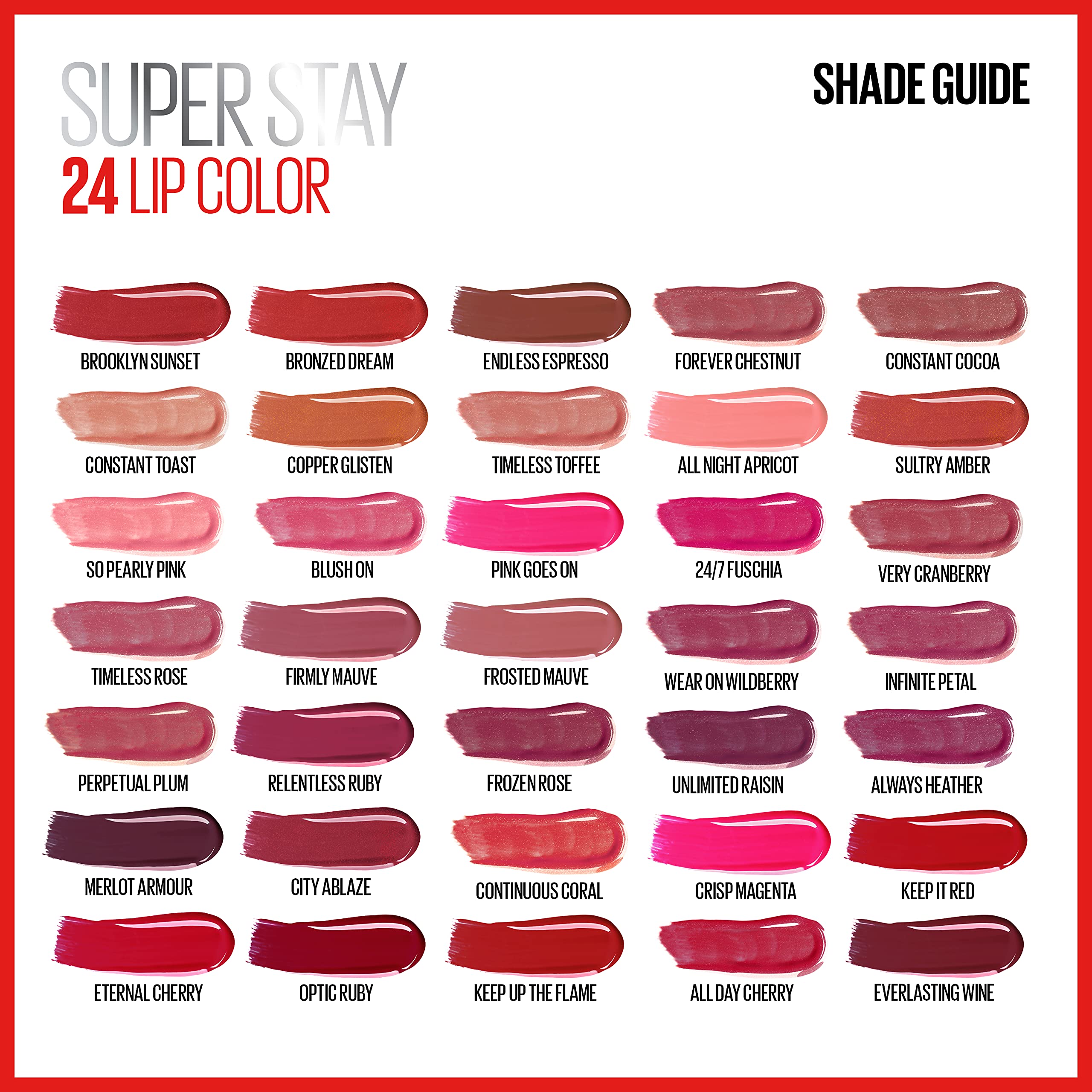 Se preocupa por el secado en minutos de Maybelline Super Stay 24.