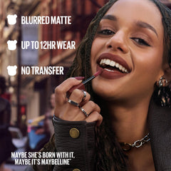 Duración de Teddy Tint MAYBELLINE hasta 12 horas en labios