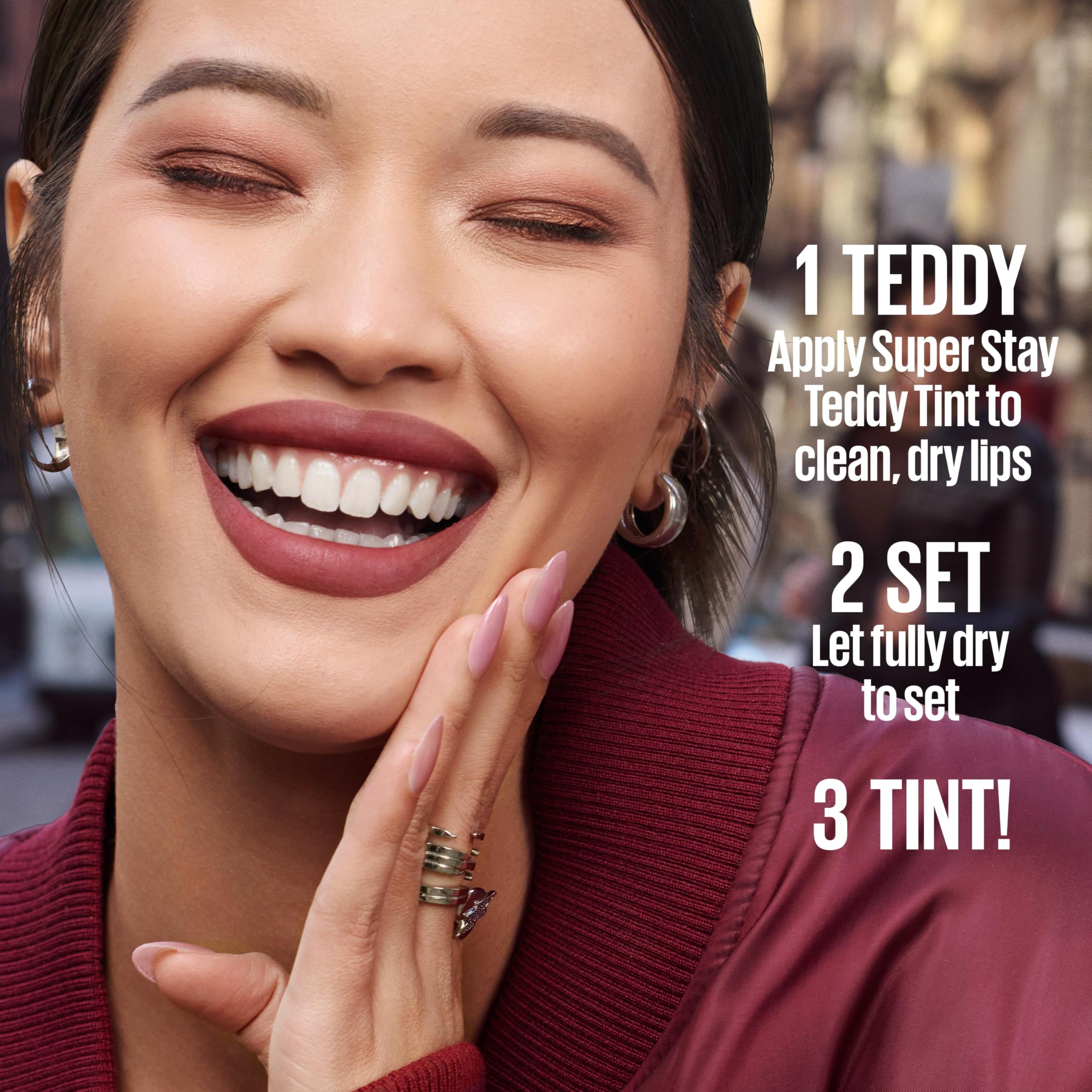 Fórmula vegana de MAYBELLINE Teddy Tint para personas conscientes.