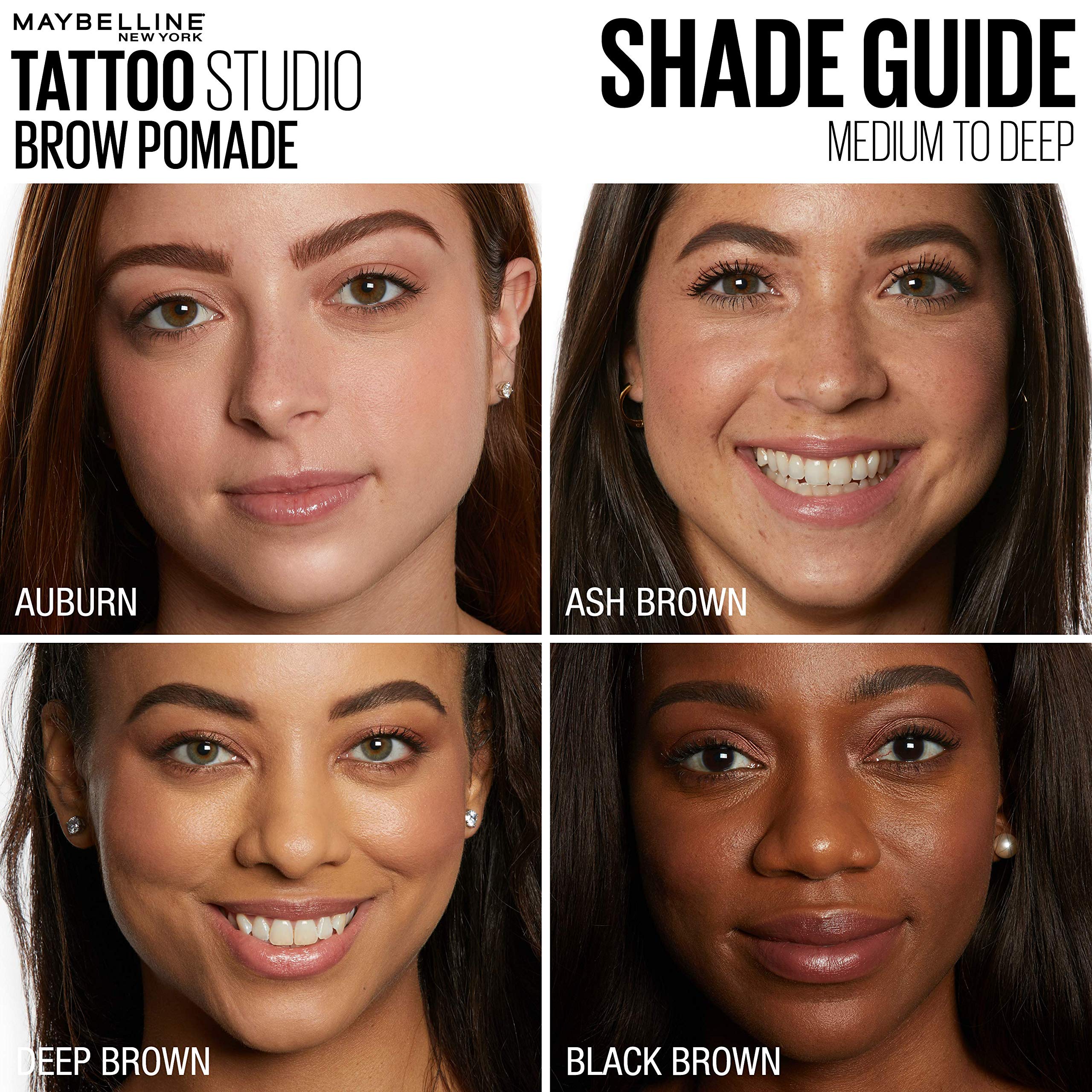 Maybelline TattooStudio Brow Pomade es compacto y portátil para retoques.