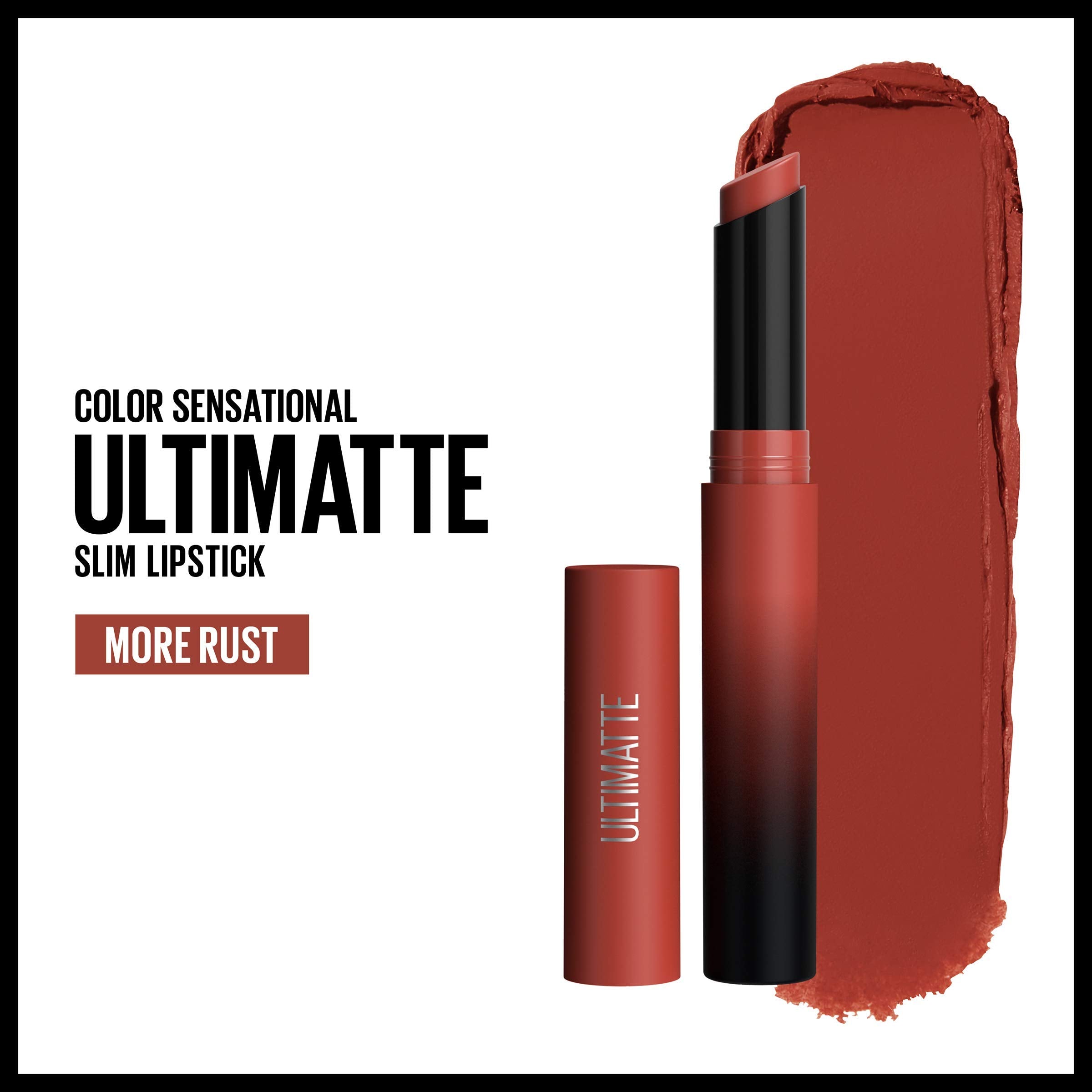 Maybelline Ultimatte en tono rojo oxidado con acabado mate cómodo