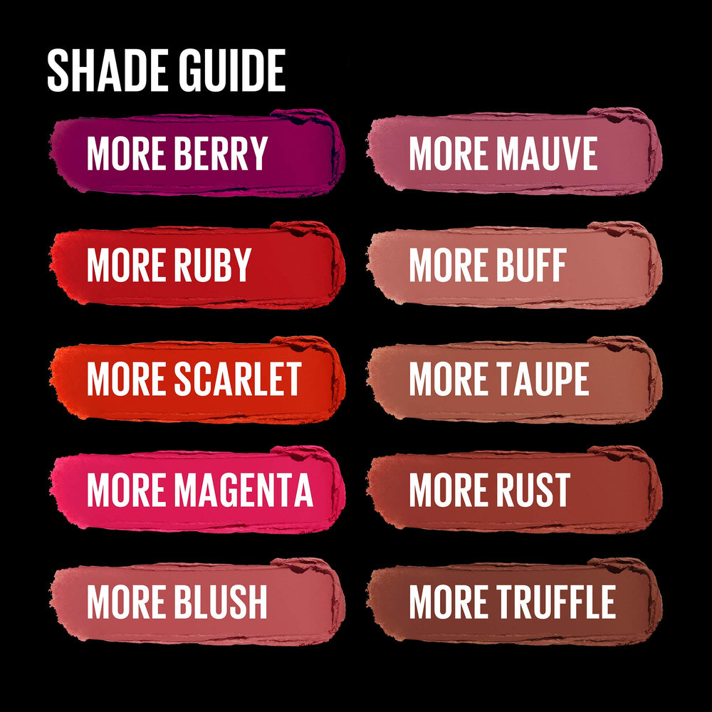 Maybelline Ultimatte color intenso, cobertura completa en una pasada.