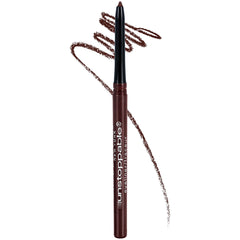 Maybelline Unstoppable delineador mecánico cinnabar con punta afilada para trazos precisos.