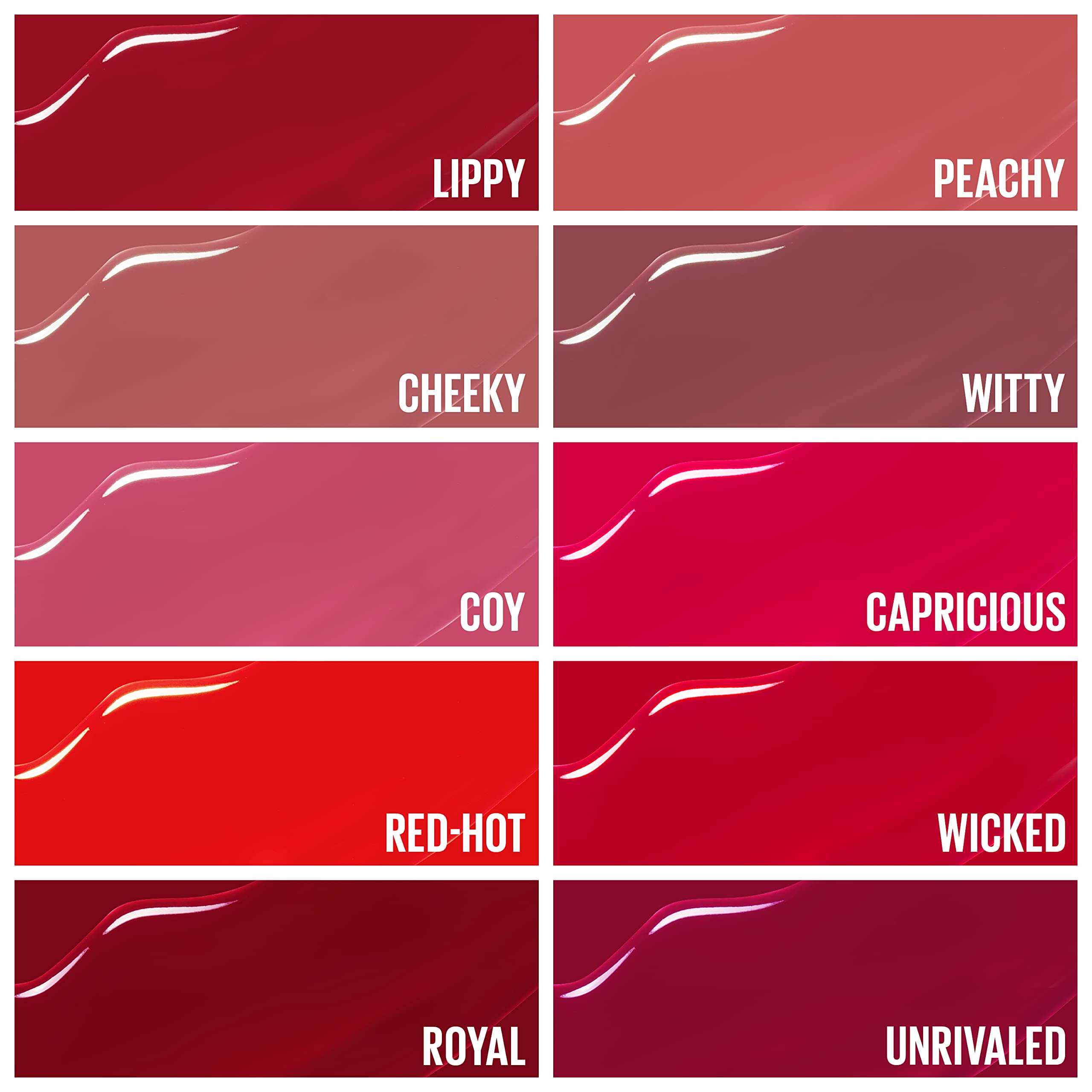 Maybelline Vinyl Ink, fórmula vegana y pigmentos intensos para labios.