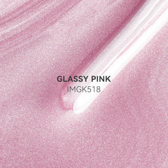 MAYCHAO esmalte gel Cat Eye rosa con efecto holográfico para uñas