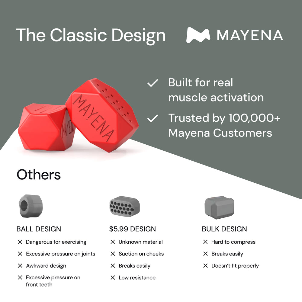 Mayena Jaw Exerciser Classic con resistencia de 60 libras para entrenamiento avanzado