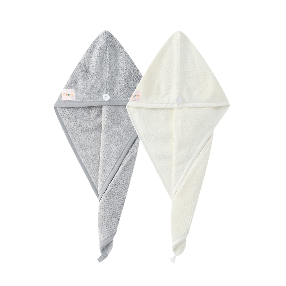 Toalla M-bestl con botones seguros para evitar deslizamiento durante la ducha.