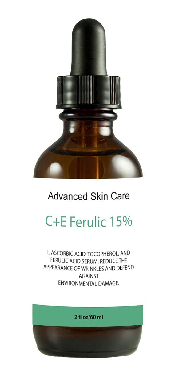 MD3 ADVANCED SKINCARE CE FERULIC SERUM: botella clara para piel firme y radiante