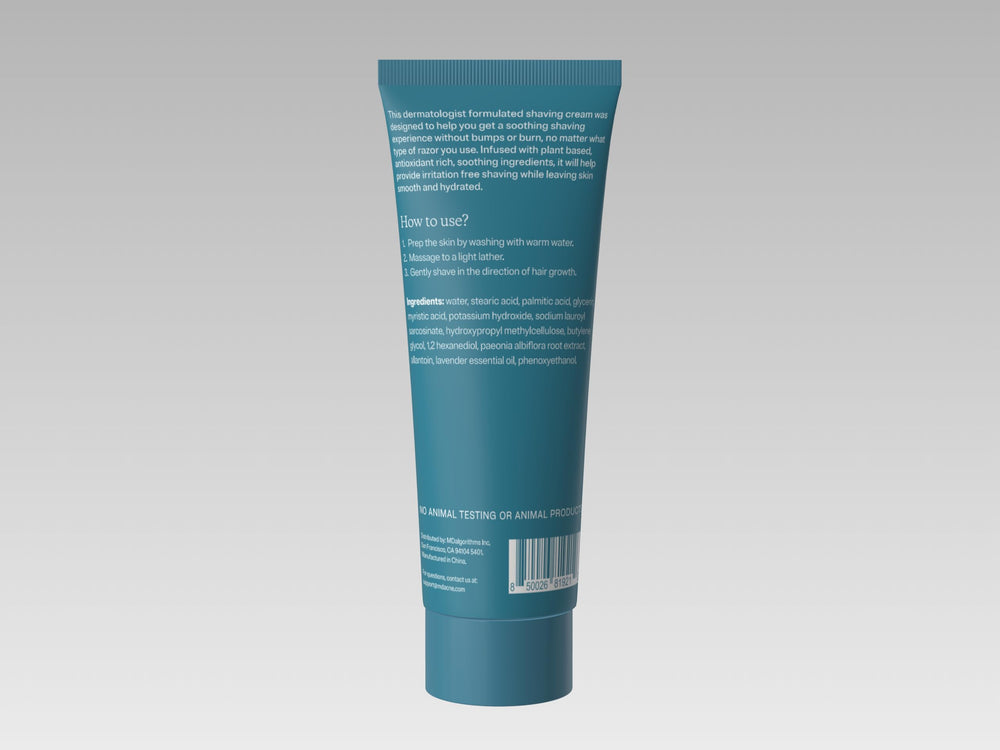 MDacne dos unidades de crema para afeitado, práctico y cómodo