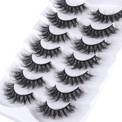 Pestañas Mebver 8D Esponjosas con efecto ojo felino para un look definido
