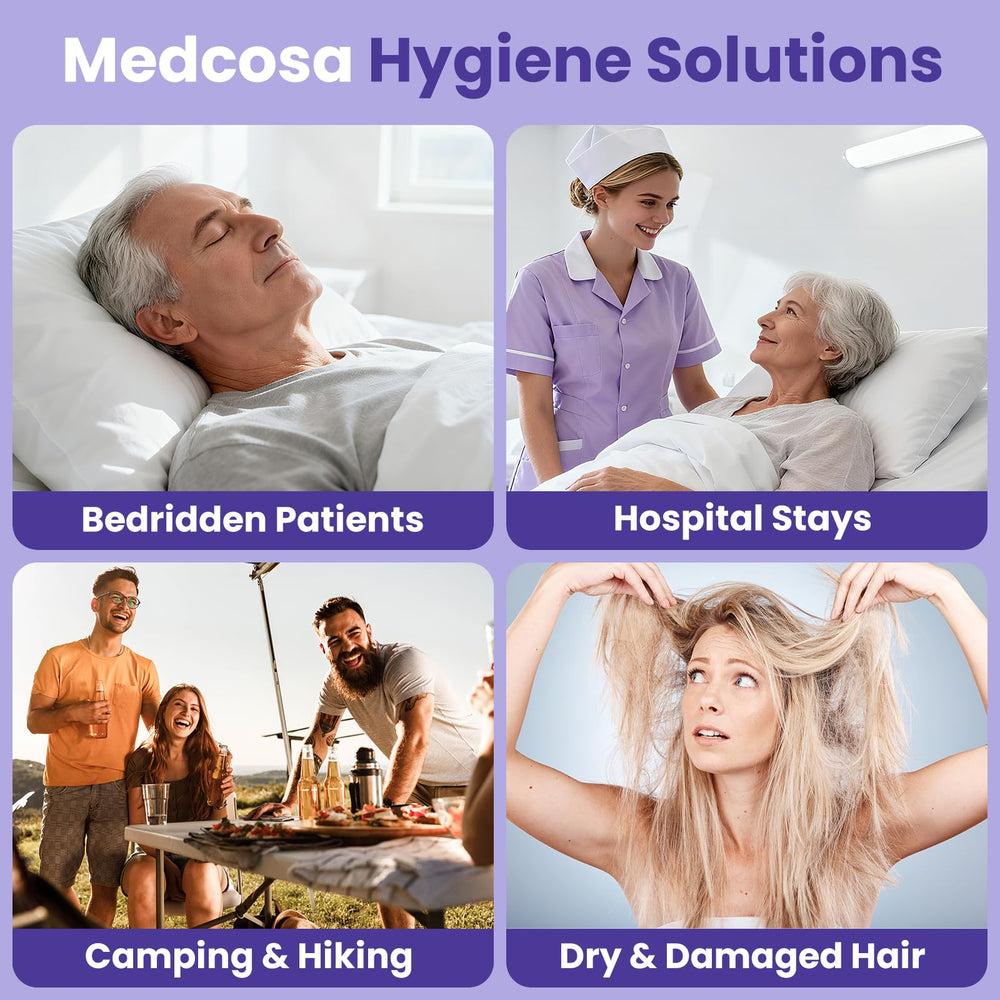 Medcosa caps pack 5: kit pratique pour soins capillaires.