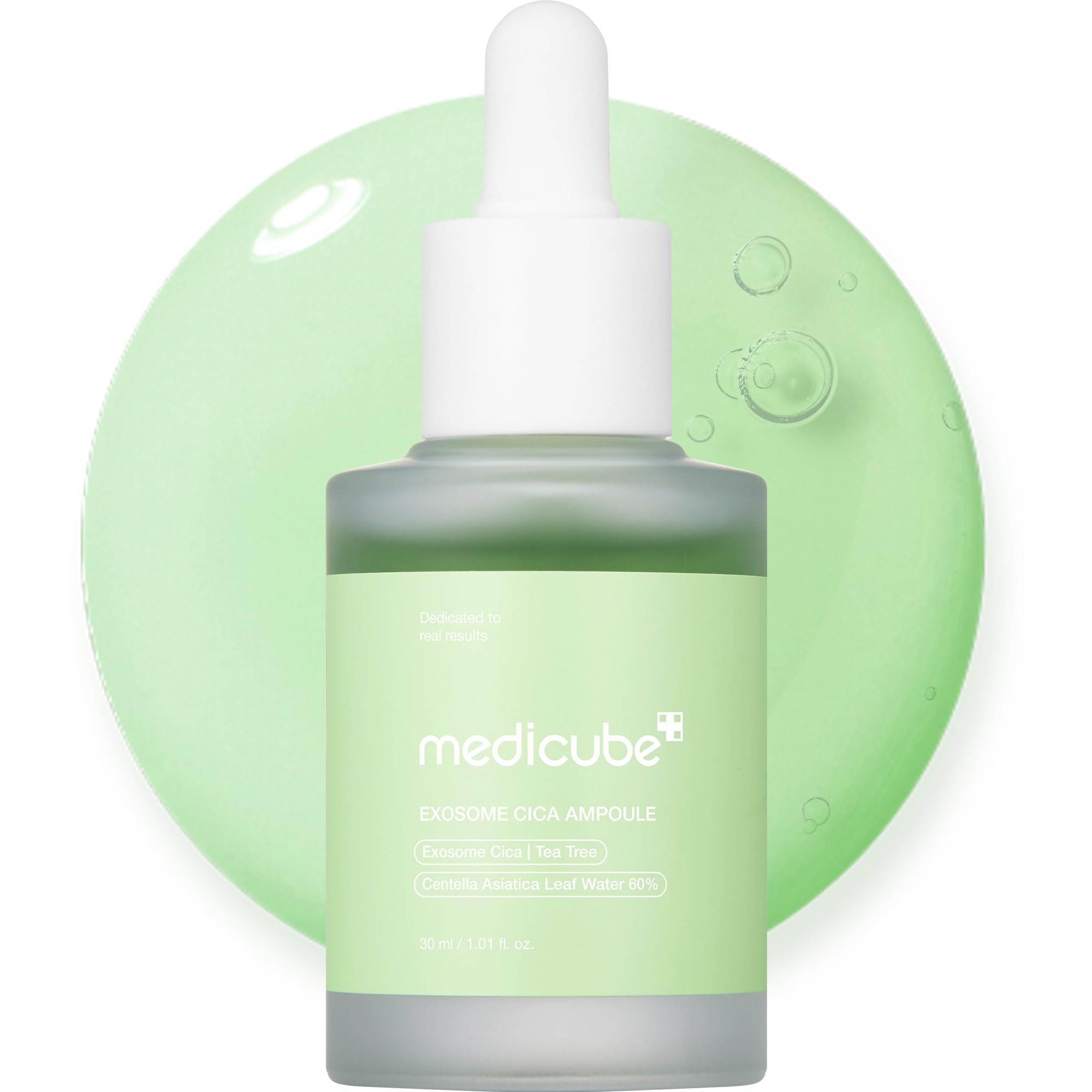 Medicube Exosoma Cica Arbol de Te Ampolla, enfoque en ampolla para piel sensible