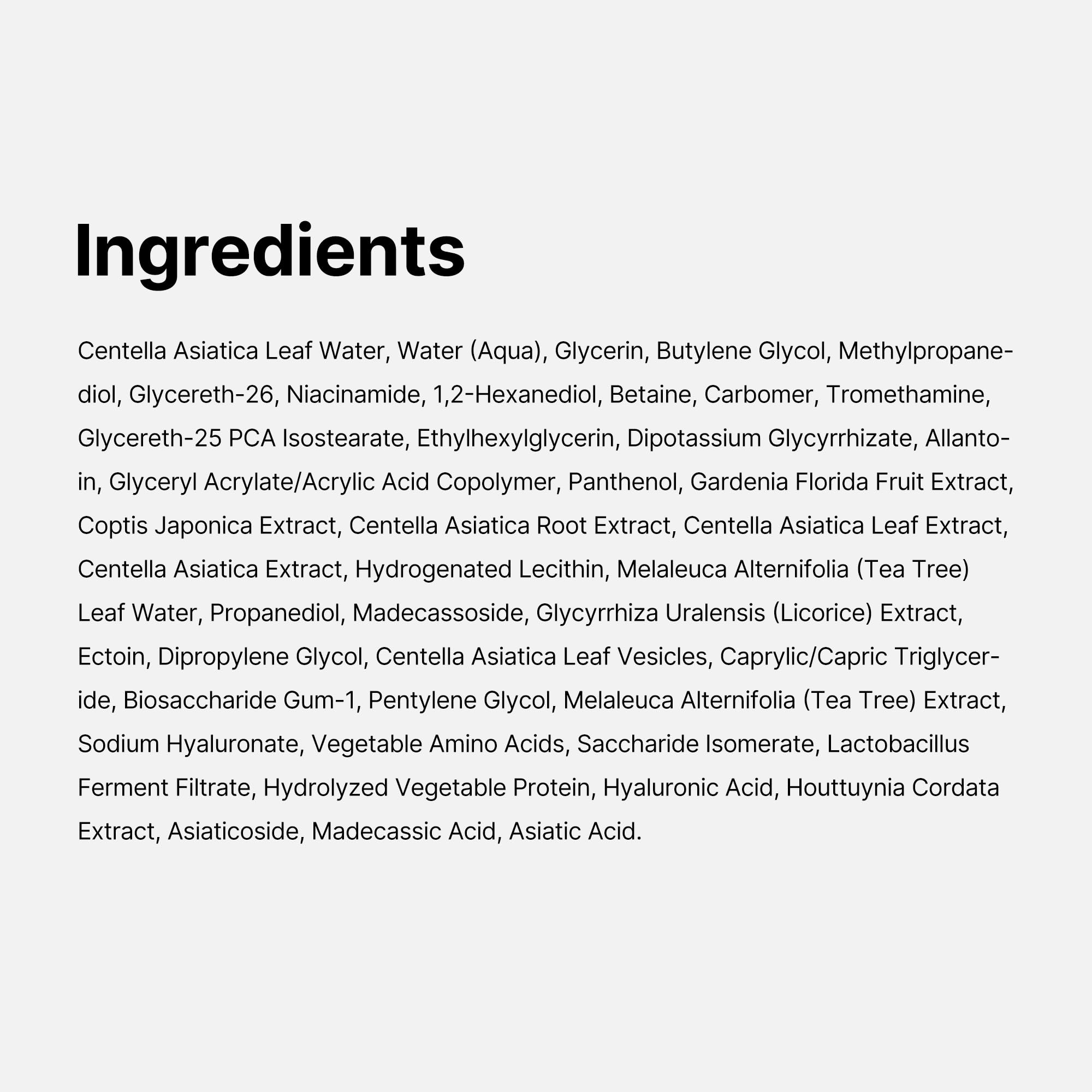 Medicube Exosoma Cica Arbol de Te Ampolla, envase de 30 ml para viaje
