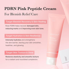 Medicube PDRN Rose DNA formula being applied to skin for nourishment