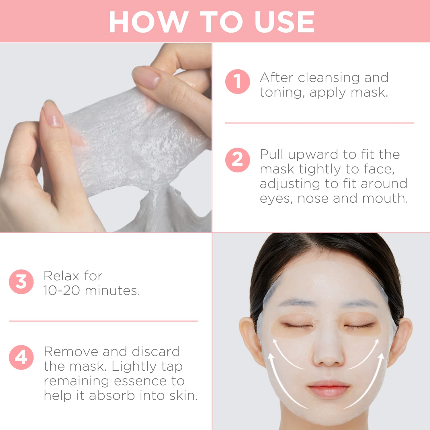 Mediheal Collagen Essential, paquete de 30 mascarillas para rutina semanal.