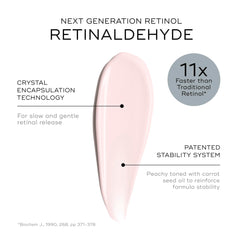 Medik8 Crystal Retinal 1 etiqueta frontal, suero nocturno con ácido hialurónico para hidratación.