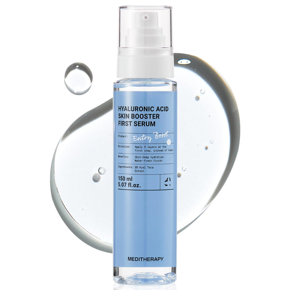 Meditherapy Serum Hialurónico, botella de 150 ml para hidratación duradera.
