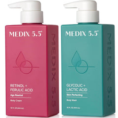 Medix 5.5 exfoliante AHA glicolico para cara y cuerpo con textura suave