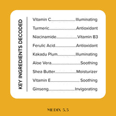 Medix 5.5 Vitamina C crema cuerpo, antioxidantes para piel revitalizada
