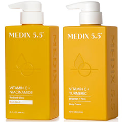 Medix 5.5 jabón corporal con Vitamina C lavado suave para piel fresca