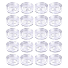 Medsuo botes muestra 5ml claros con tapa rosca, ideal para viajar