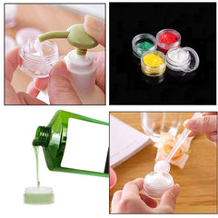 Medsuo contenedores cosméticos 5ml refillables, transparentes para ver el contenido