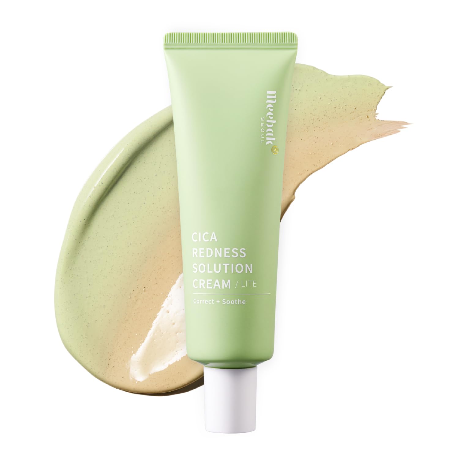 Meebak Cica Redness Solution Lite: botella con aplicador para aplicación suave durante el día