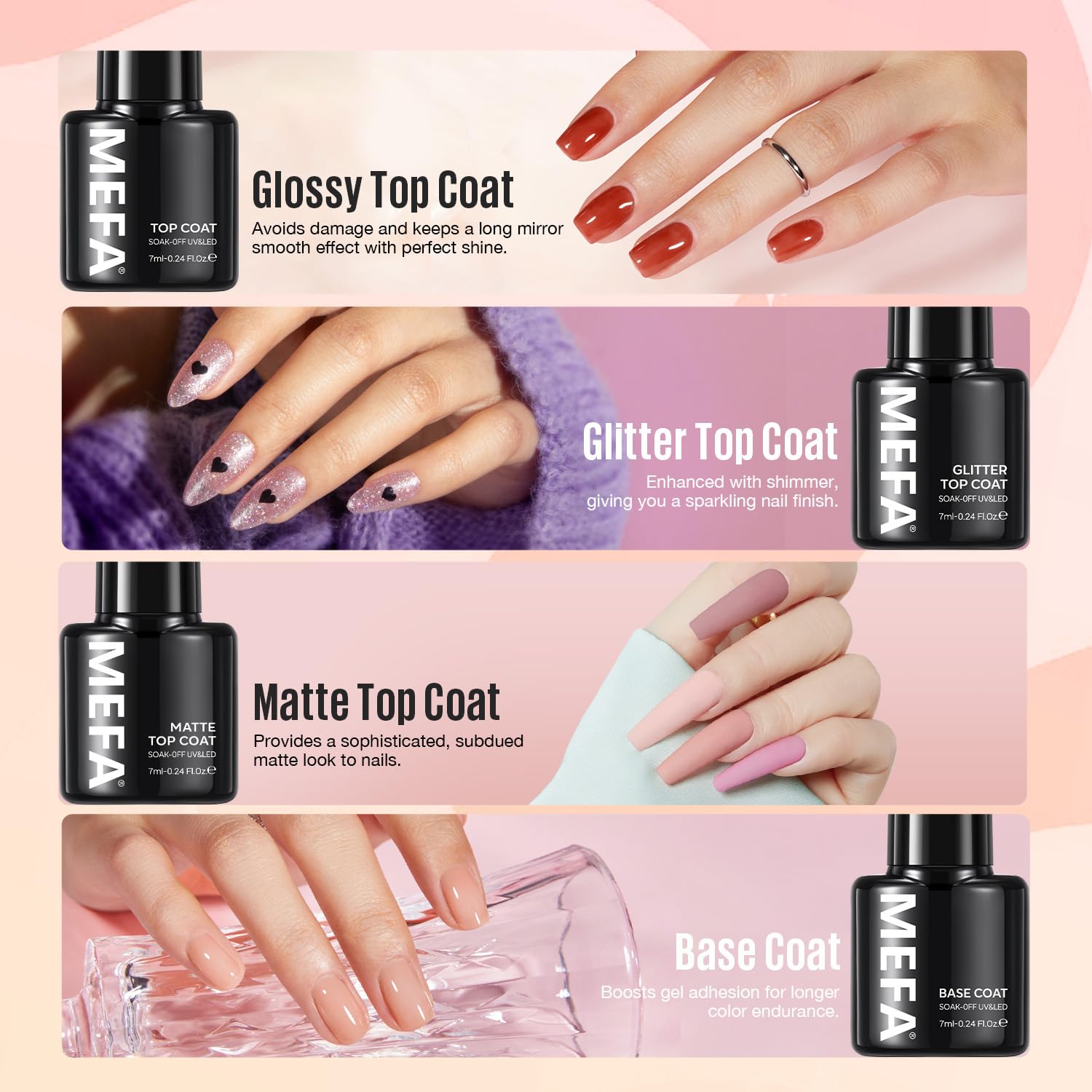 MEFA aceite cutícula pen ofrece cuidado y nutrición de uñas