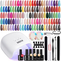 MEFA kit esmalte gel 42 colores para looks diarios con brillo duradero