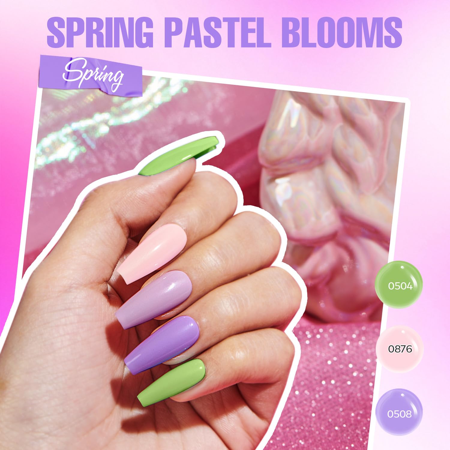 MEFA manos con esmalte gel en casa para proyecto creativo