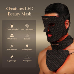 MEGELIN máscara LED 7 colores para cuello