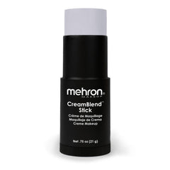 Mehron CreamBlend Stick desliza una aplicación cremosa en gris claro para cobertura precisa