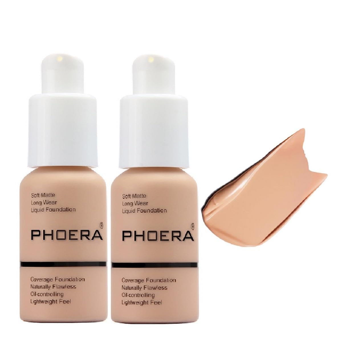 Meifen PHOERA Foundation, botella: cobertura suave que se mantiene todo el día.