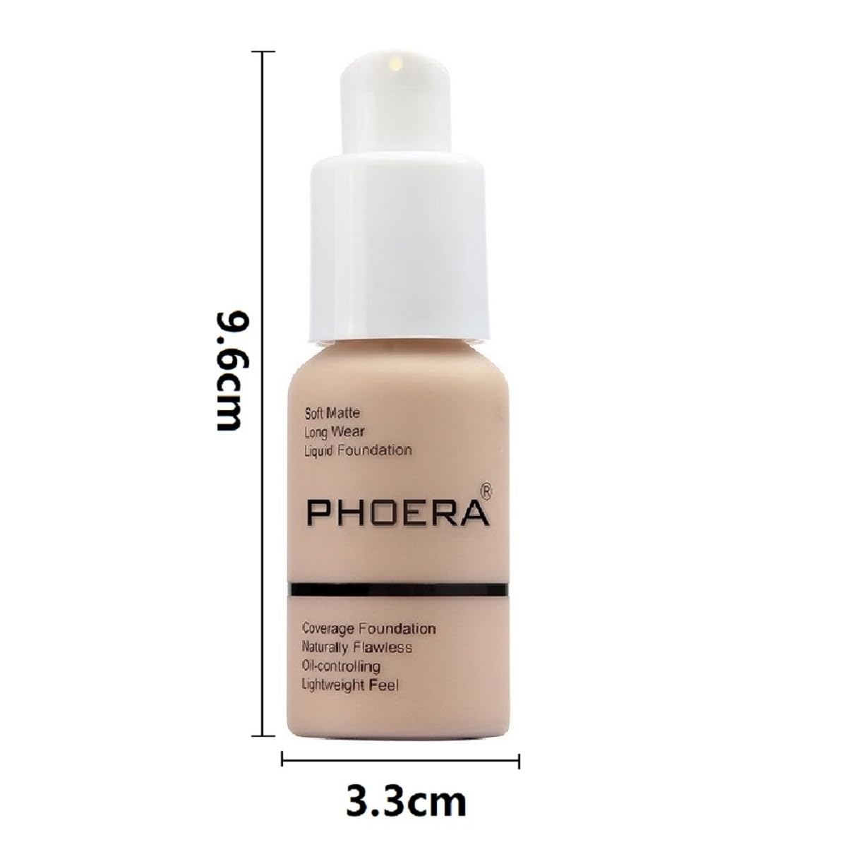 Meifen PHOERA Foundation, control de aceite para piel fresca durante el día.