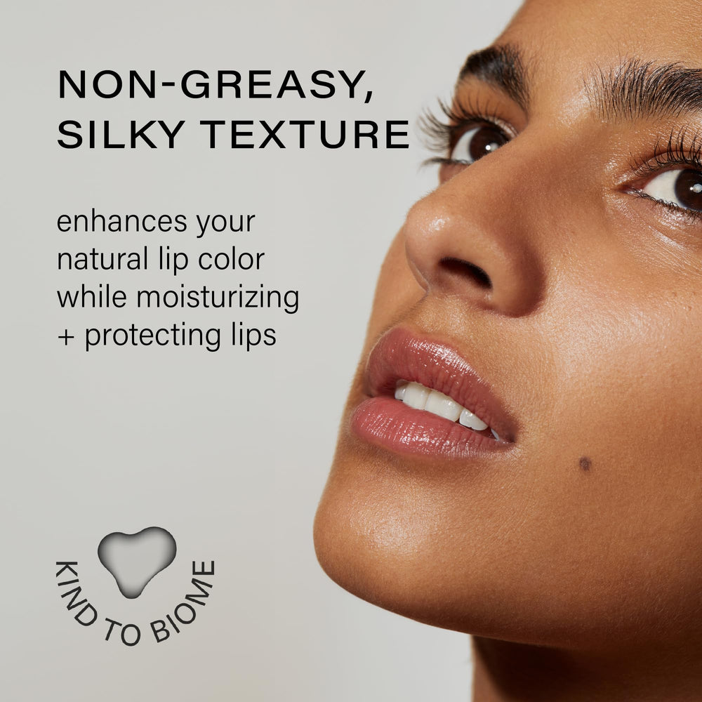Bálsamo labial vegano Melixir textura sedosa en labios