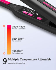 MELYDO calor rápido en 15 segundos, listo para peinar.