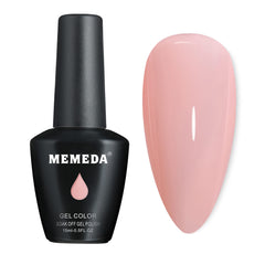 MEMEDA Esmalte gel tono neutro muestra de color para combinar con cualquier look